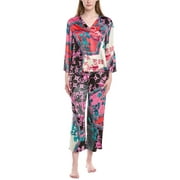 N Natori womens 2pc Brocade Pajama Set, xs, Red